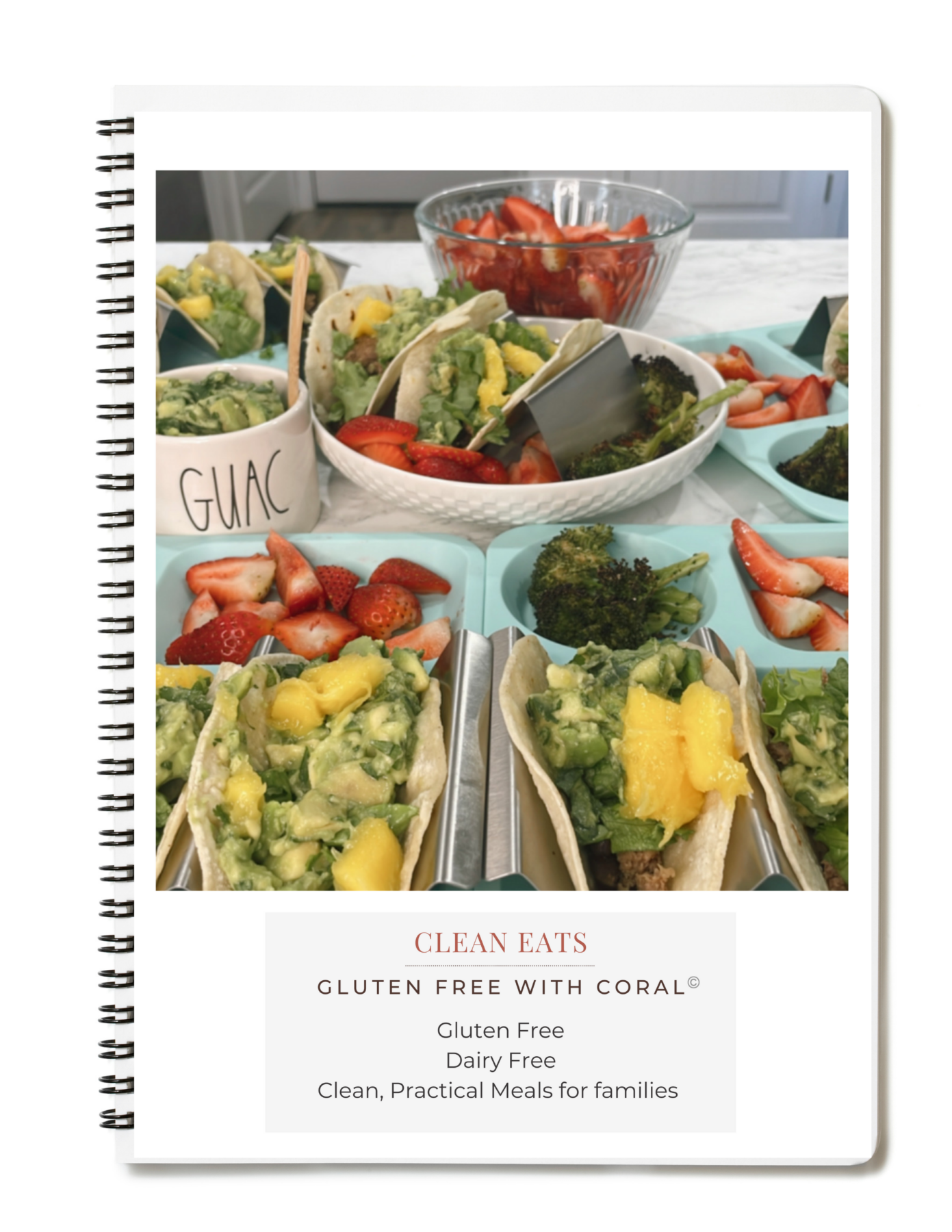 Clean Eats Recipe Digital Book - Gluten Free with Coral